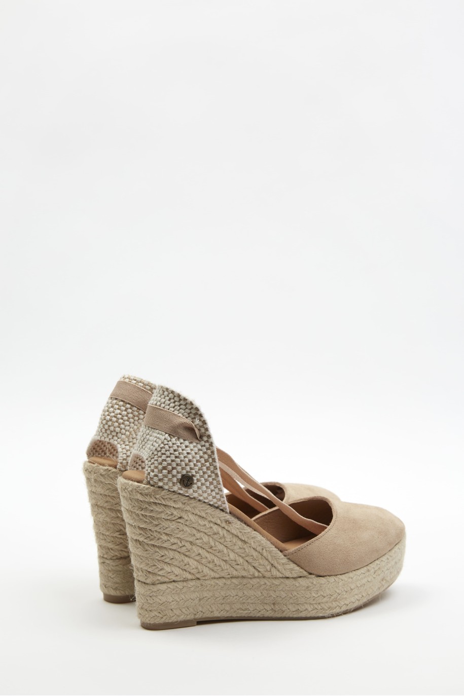 Nude Espadrille Wedges La Valeta Env O Gratis