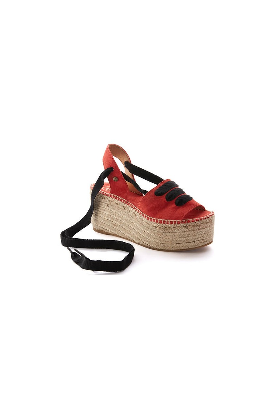 Womens red hot sale espadrille sandals