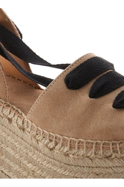 Zoe Nude | Nude Espadrilles With Platform