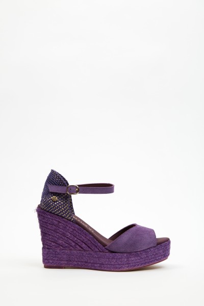 Charlene Peep Toe Morado