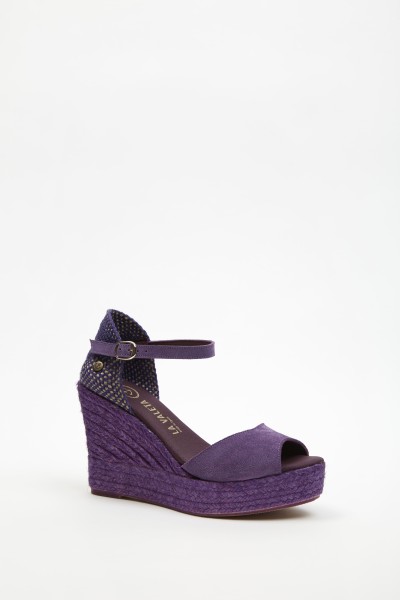 Charlene Peep Toe Morado