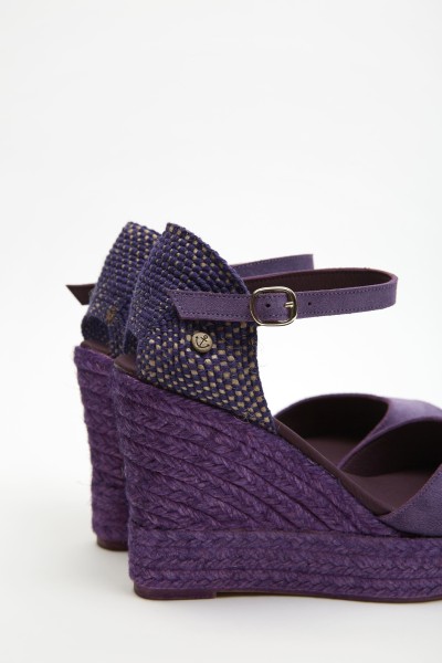 Charlene Peep Toe Morado