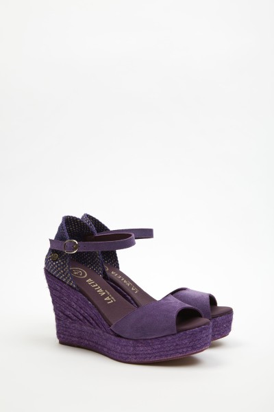 Charlene Peep Toe Morado