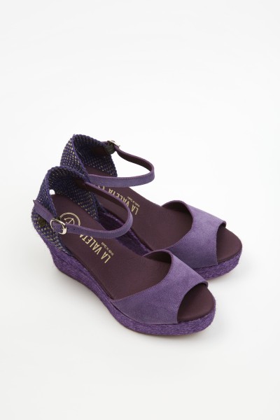 Charlene Peep Toe Morado