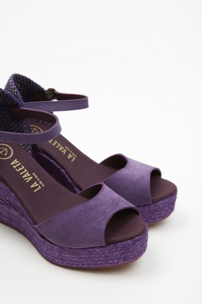 Charlene Peep Toe Morado