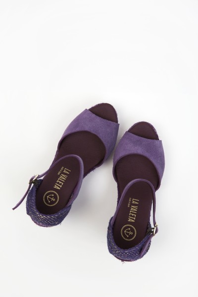 Charlene Peep Toe Morado