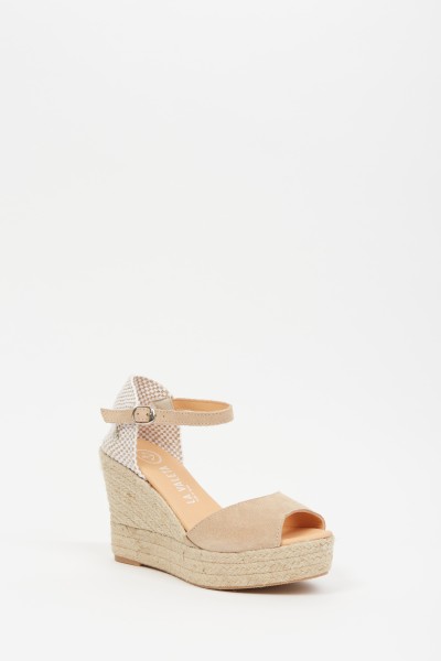 Charlene Peep Toe Nude