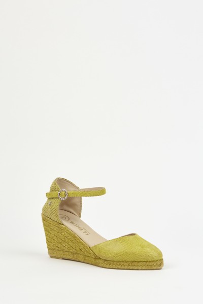 Leticia Lima | Lime Green Espadrilles