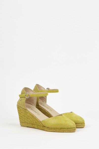 Leticia Lima | Lime Green Espadrilles