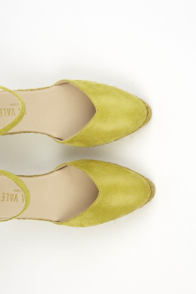 Leticia Lima | Lime Green Espadrilles