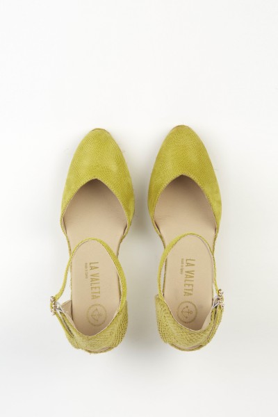 Leticia Lima | Lime Green Espadrilles