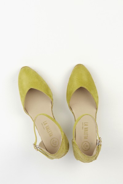 Leticia Lima | Lime Green Espadrilles