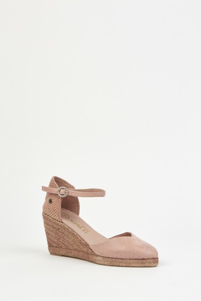 Leticia Nude | Espadrilles with Medium Wedge