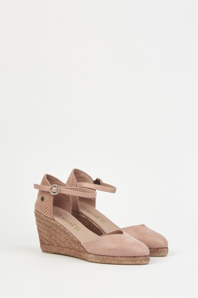 Leticia Nude | Espadrilles with Medium Wedge