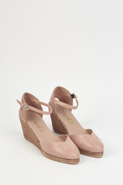 Leticia Nude | Espadrilles with Medium Wedge