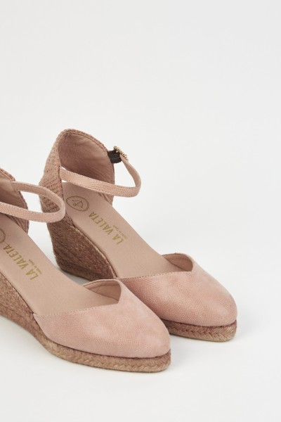 Leticia Nude | Espadrilles with Medium Wedge