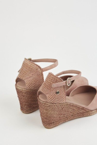 Leticia Nude | Espadrilles with Medium Wedge