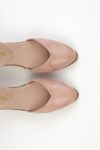 Leticia Nude | Espadrilles with Medium Wedge