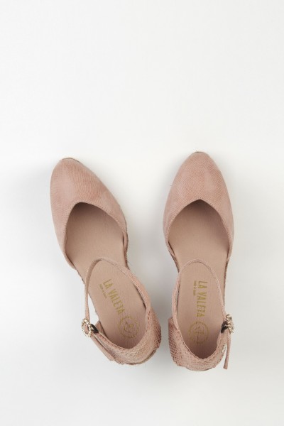 Leticia Nude | Espadrilles with Medium Wedge