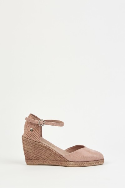 Leticia Nude | Espadrilles with Medium Wedge