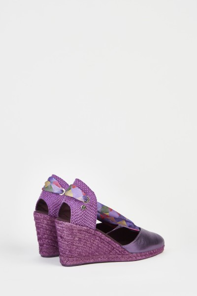 Ada Púrpura | Purple Wedge Espadrilles