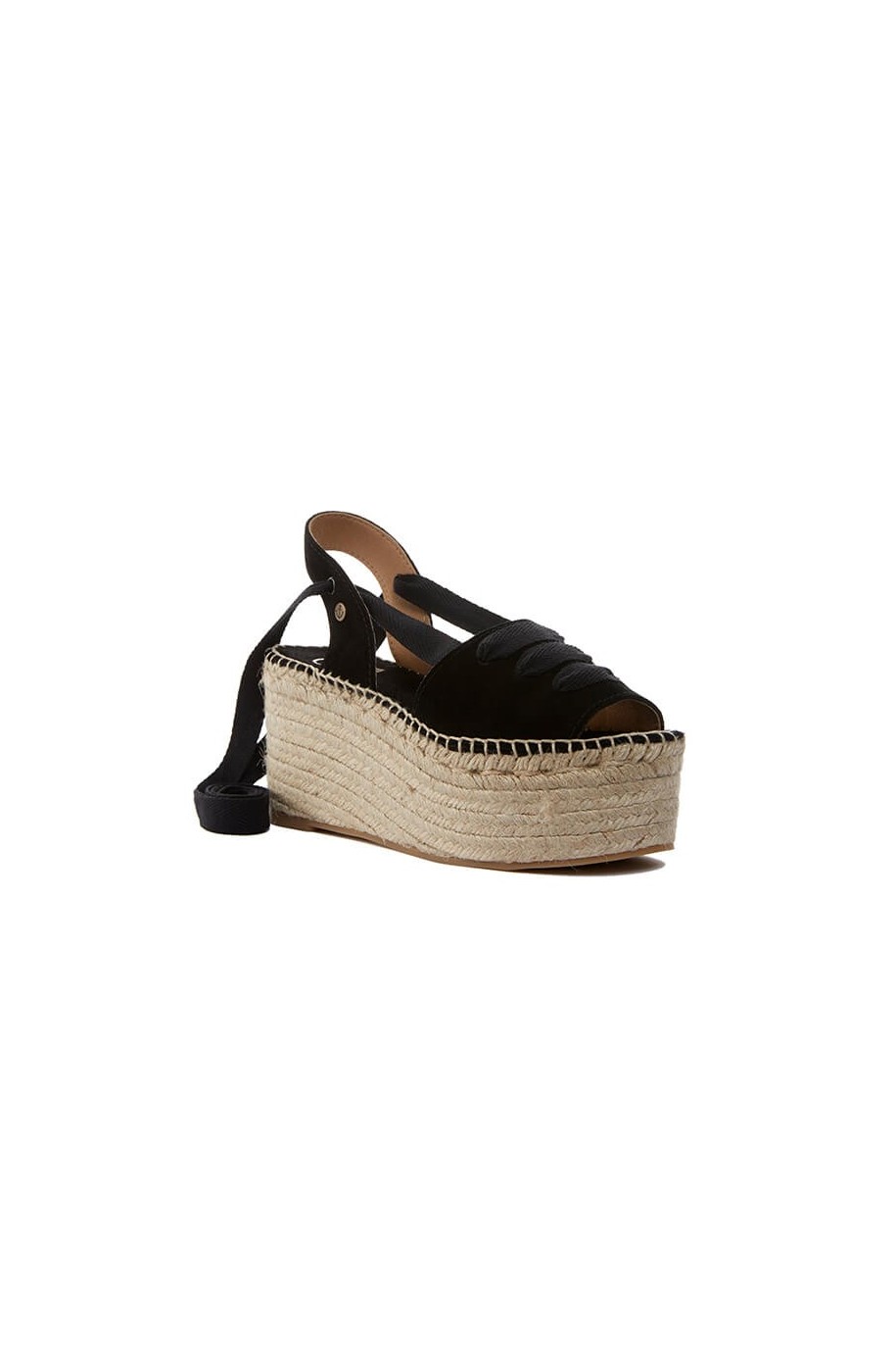 black platform espadrilles