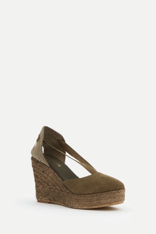 Charlene Olive | Women's Olive Green Espadrilles