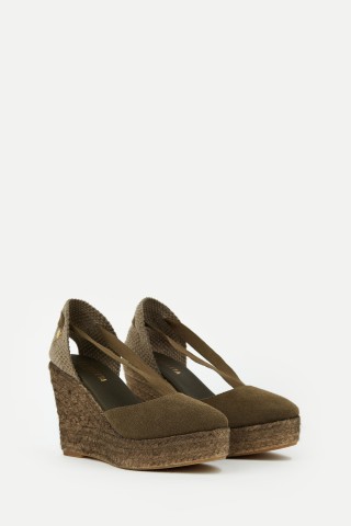 Charlene Olive | Women's Olive Green Espadrilles