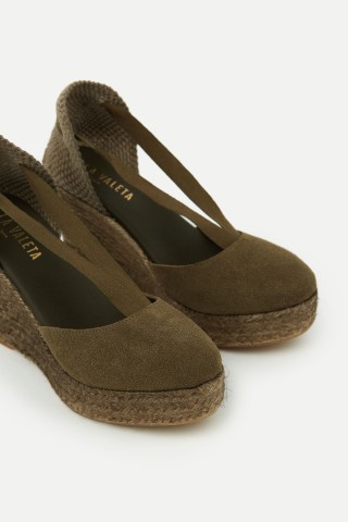 Charlene Olive | Women's Olive Green Espadrilles