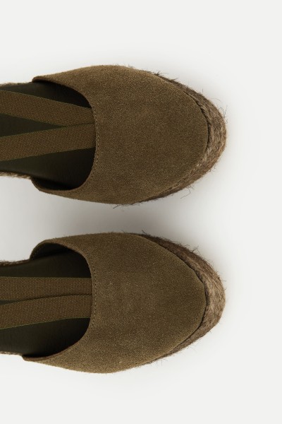 Charlene Olive | Women's Olive Green Espadrilles