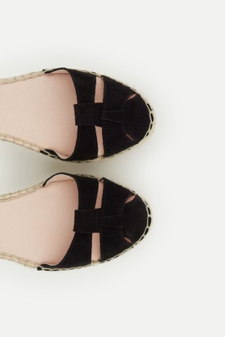 Alba Negro | Handcrafted Espadrilles