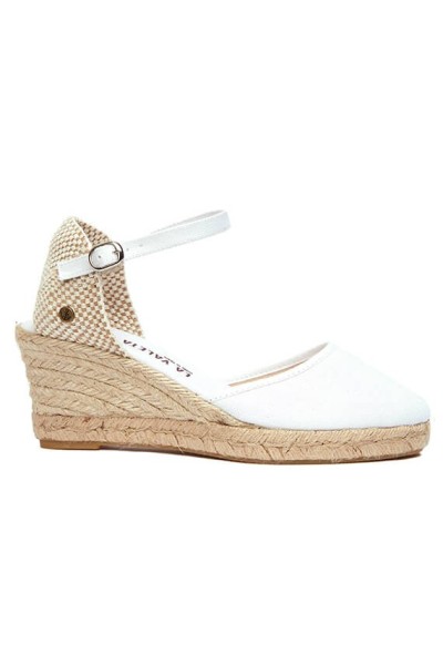 White Women's Espadrilles| LA VALETA