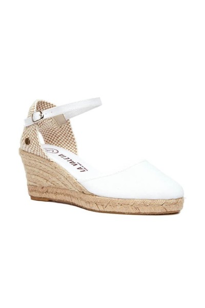 White Women's Espadrilles| LA VALETA